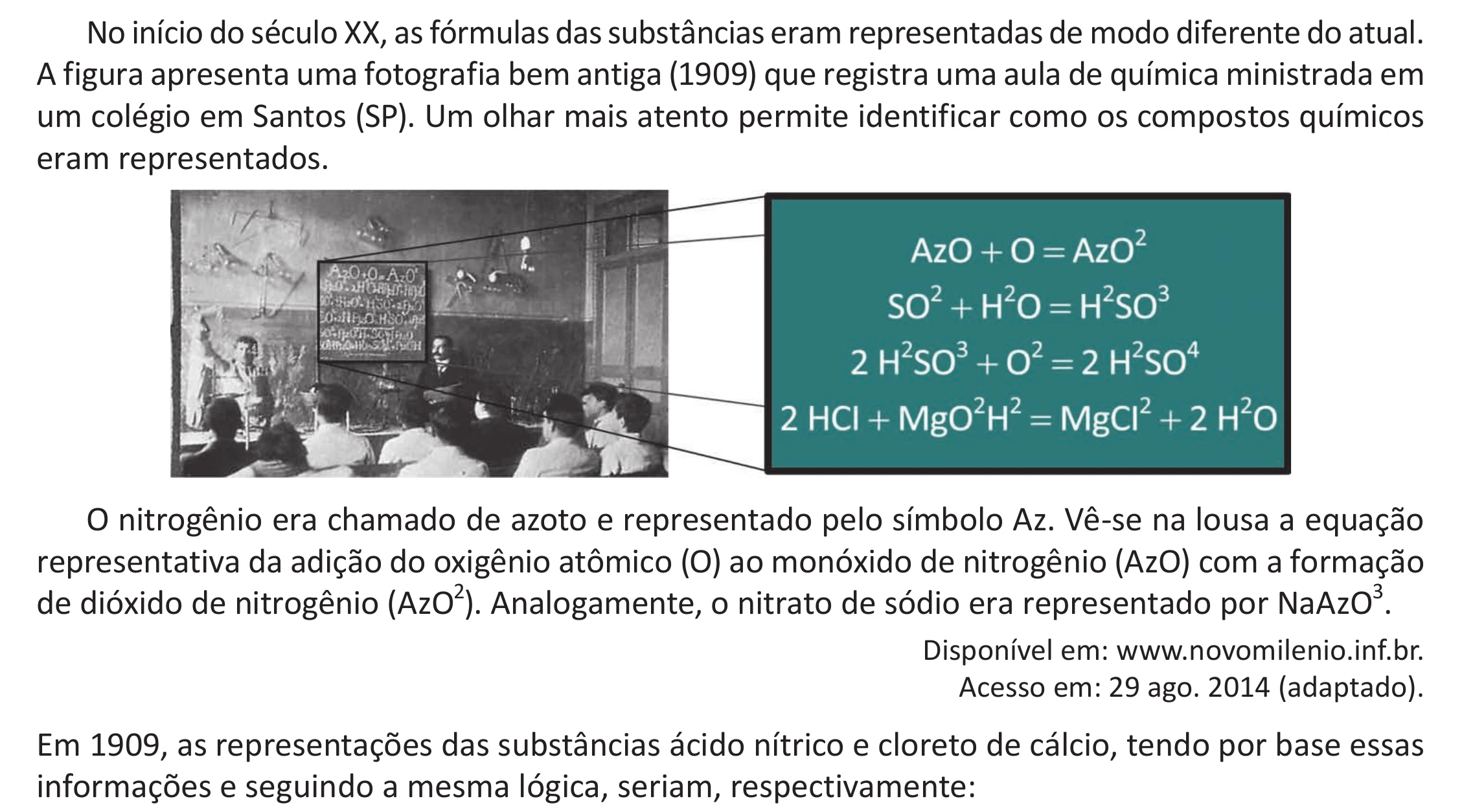 Enunciado original completo da questão 108 do ENEM 2025 - 2º Dia – Caderno 11 – Laranja (Braile e ledor) – Aplicação Regular - (Ampliada), página 11.