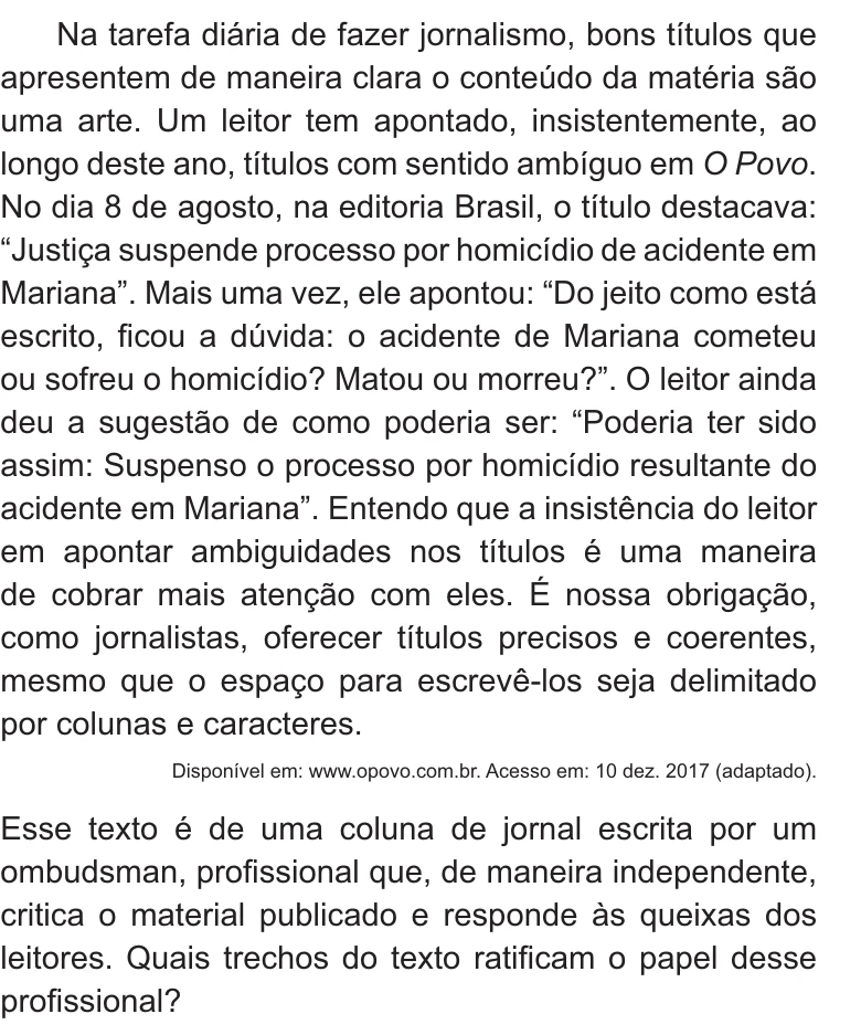 Enunciado original completo da questão 25 do ENEM 2021 - 1º Dia – Caderno 1 – Azul – Reaplicação/PPL/Segunda Oportunidade, página 12.