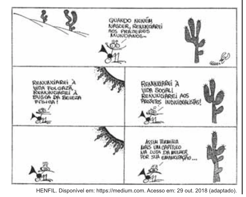 Enunciado original completo da questão 32 do ENEM 2021 - 1º Dia – Caderno 3 – Branco – Aplicação Regular, página 16.