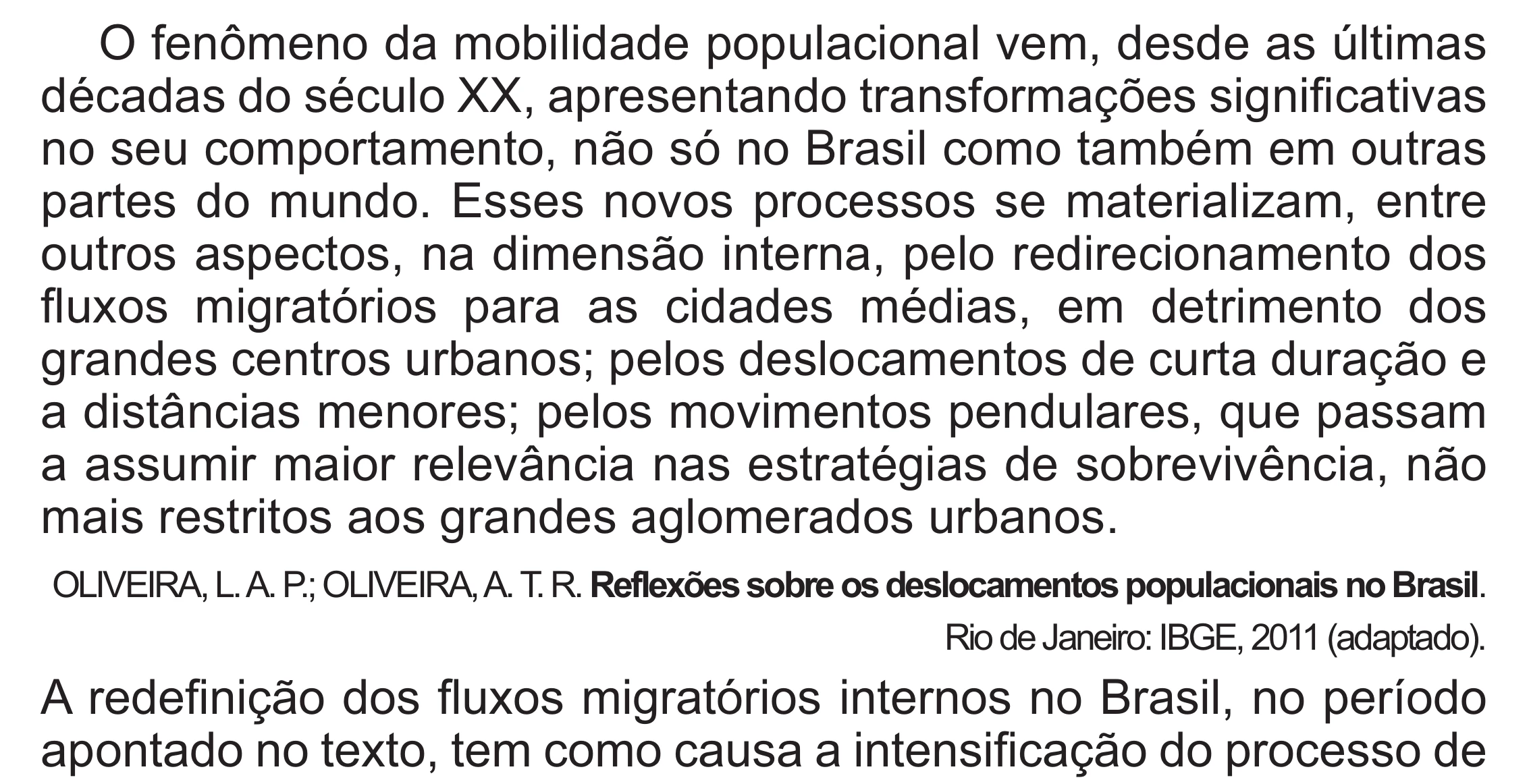 Enunciado original completo da questão 73 do ENEM 2017 - 1º Dia - Caderno 1 - Azul (Superampliada) – Aplicação regular, página 68.