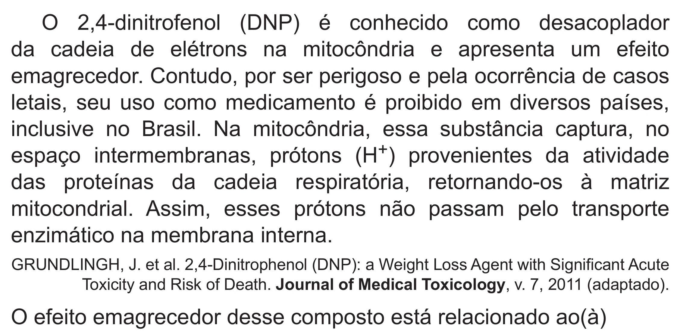 Enunciado original completo da questão 104 do ENEM 2019 - 2º Dia – Caderno 6 – Cinza (Superampliada) – Aplicação Regular, página 15.