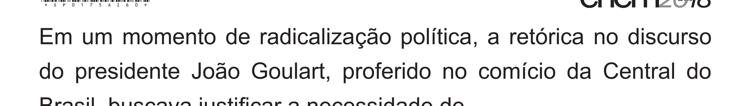 Enunciado original completo da questão 58 do ENEM 2018 - 1º Dia - Caderno 1 - Azul (Superampliada) – Aplicação regular, página 60.