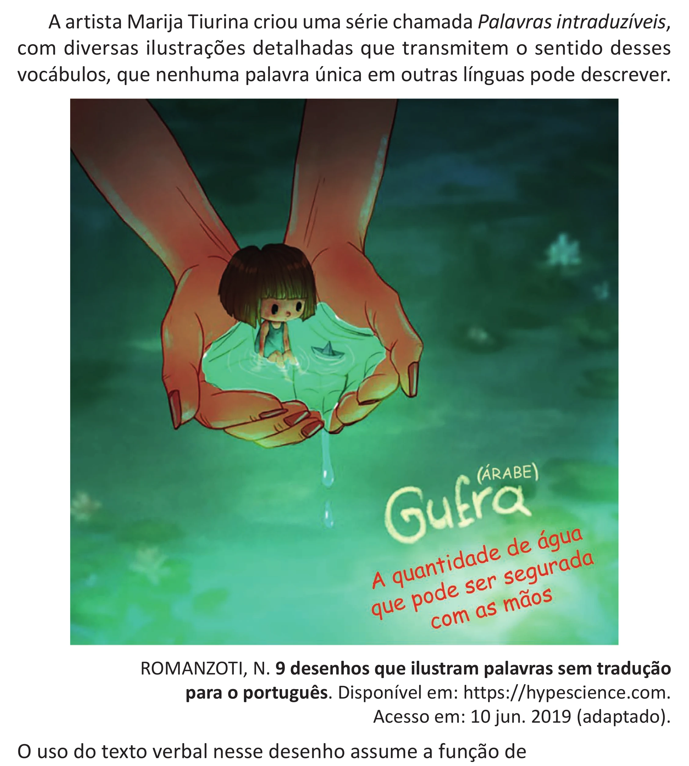 Enunciado original completo da questão 43 do ENEM 2025 - 1º Dia – Caderno 9 – Laranja (Braile e ledor) – Aplicação Regular - (Superampliada), página 49.