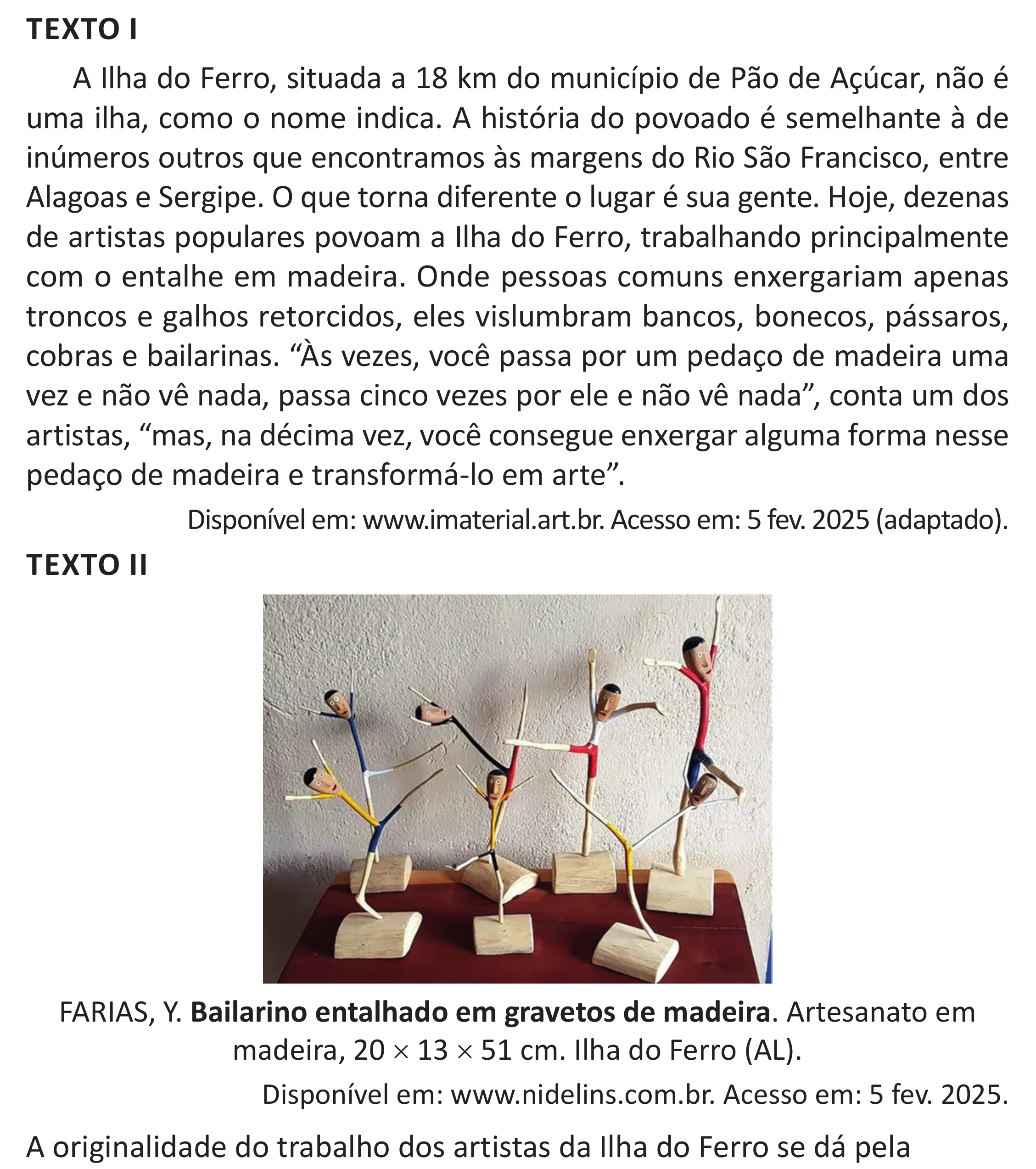 Enunciado original completo da questão 24 do ENEM 2025 - 1º Dia – Caderno 9 – Laranja (Braile e ledor) – Aplicação Regular - (Superampliada), página 30.
