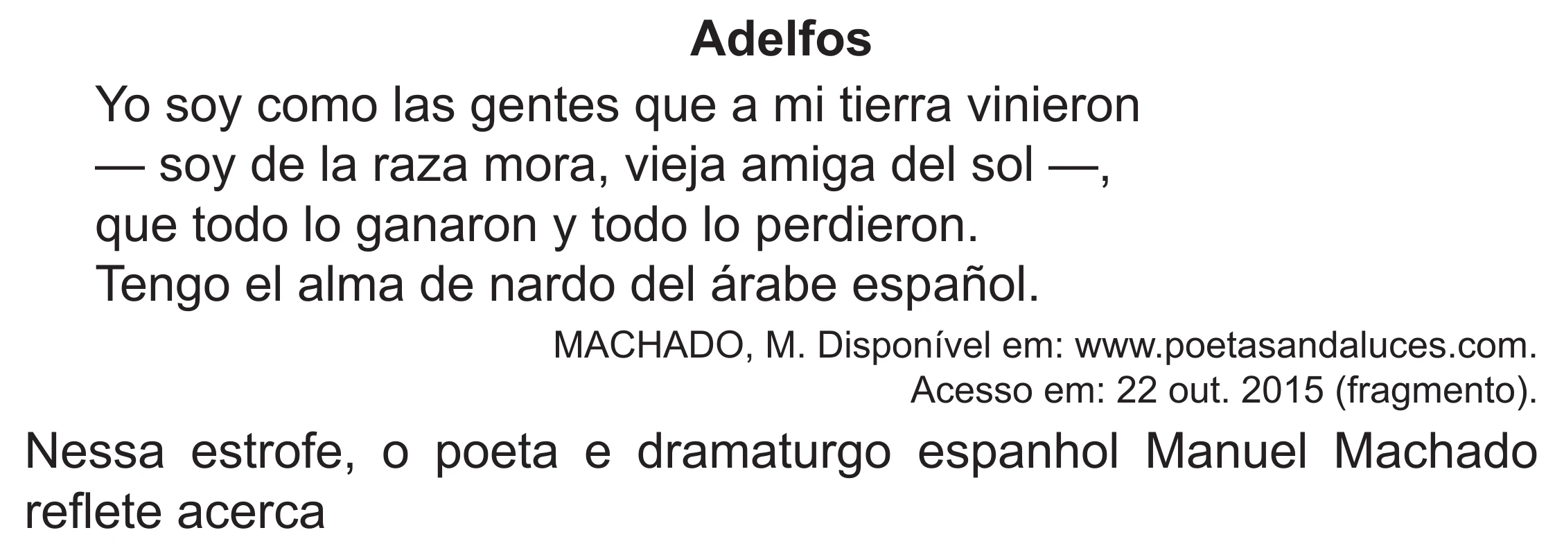 Enunciado original completo da questão 3 (espanhol) do ENEM 2019 - 1º Dia – Caderno 2 – Amarelo (Superampliada) – Aplicação Regular, página 9.