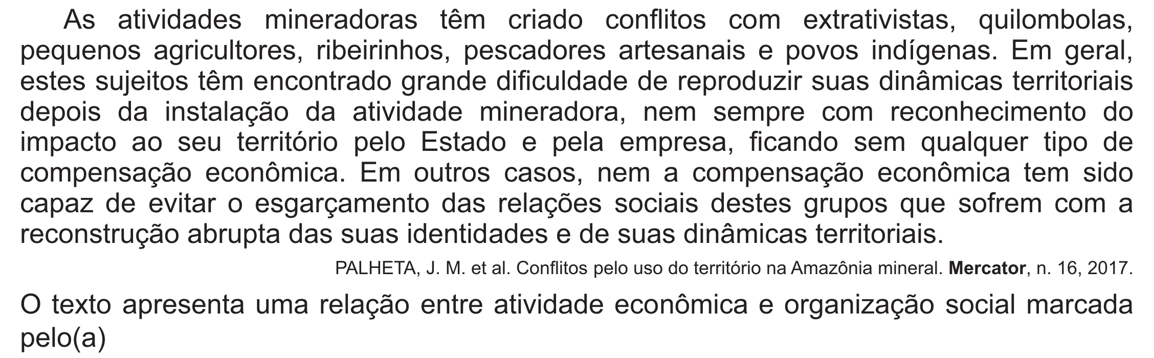 Enunciado original completo da questão 68 do ENEM 2021 - 1º Dia – Caderno 10 – Verde (Libras – Ampliada) – Aplicação Regular, página 54.