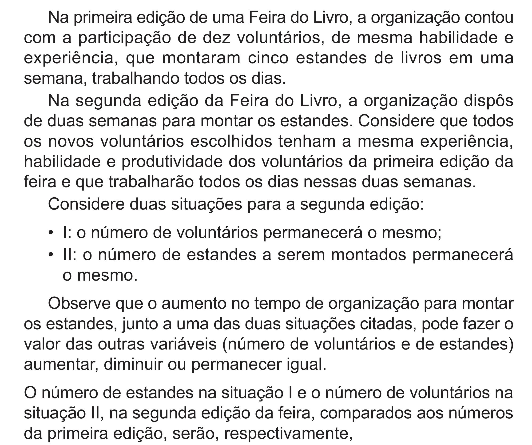 Enunciado original completo da questão 174 do ENEM 2024 - 2º Dia – Caderno 8 – Verde (Superampliada) – Reaplicação/PPL, página 88.