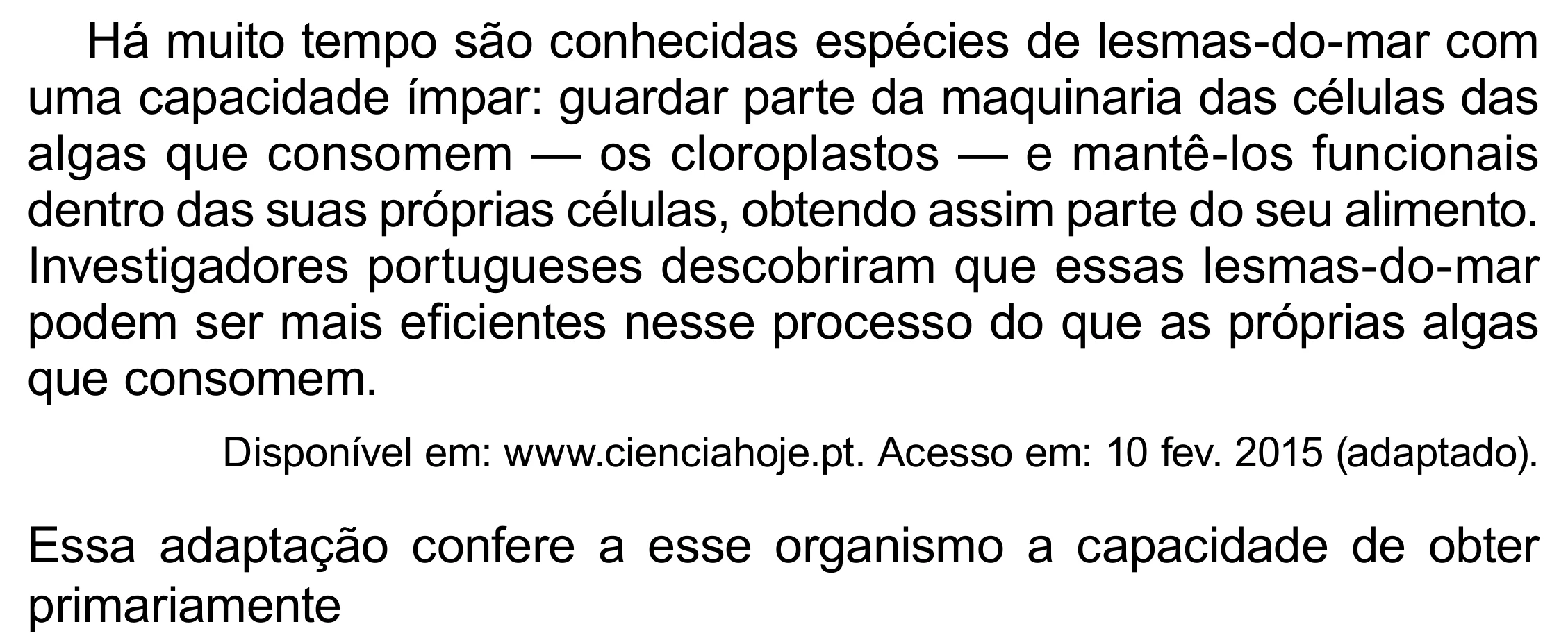 Enunciado original completo da questão 127 do ENEM 2023 - 2º Dia – Caderno 12 – Verde (Libras) – Aplicação Regular - (Superampliada), página 40.