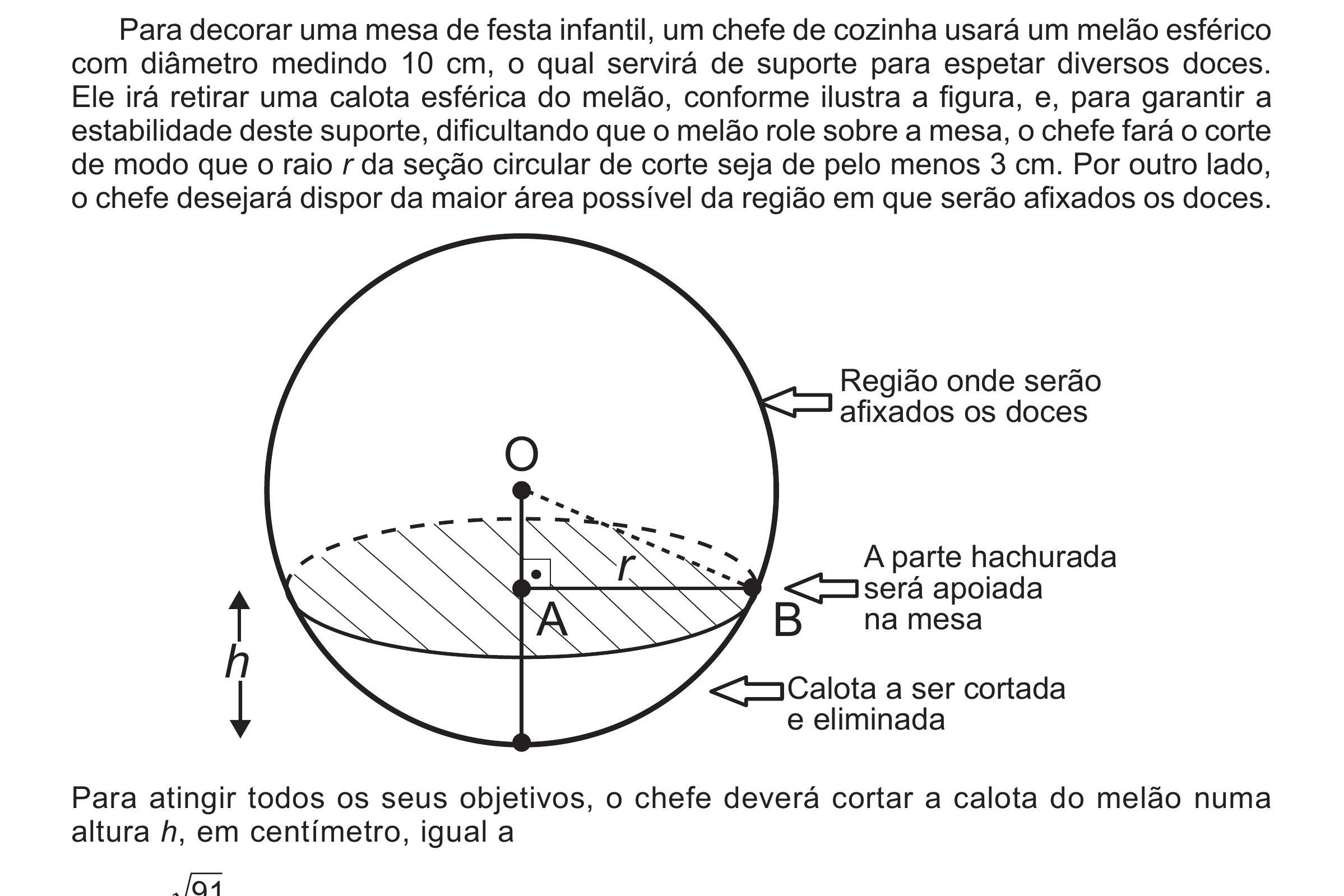 Enunciado original completo da questão 180 do ENEM 2017 - 2º Dia - Caderno 5 – Amarelo(Ampliada) – Aplicação regular, página 63.