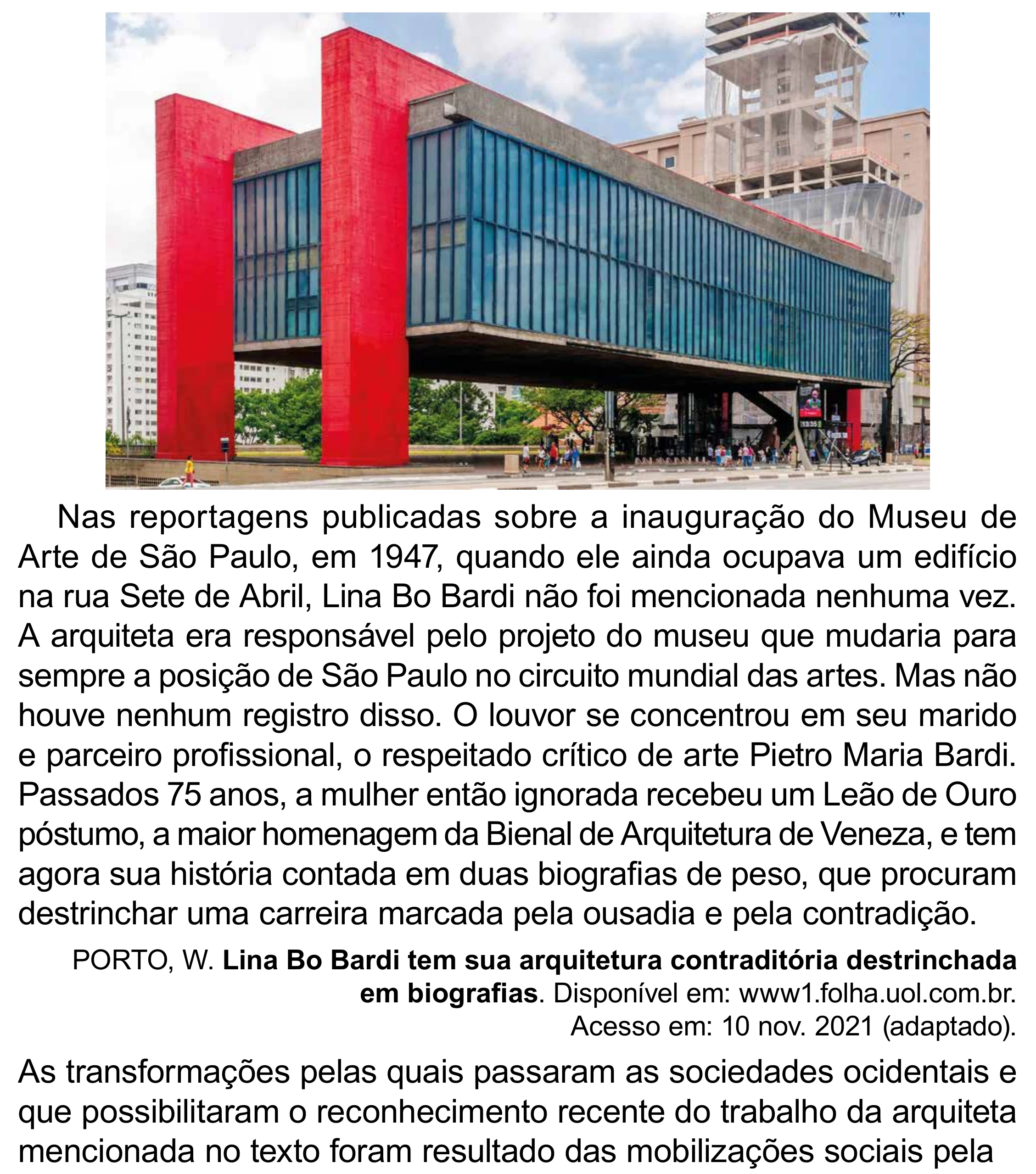 Enunciado original completo da questão 53 do ENEM 2023 - 1º Dia – Caderno 10 – Verde (Libras) – Aplicação Regular - (Superampliada), página 65.