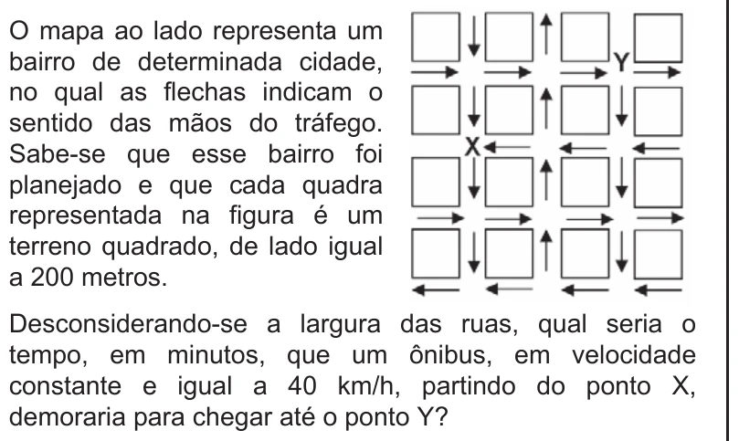Enunciado original completo da questão 136 do ENEM 2009 - 2º Dia - Caderno 8 - Rosa, página 20.
