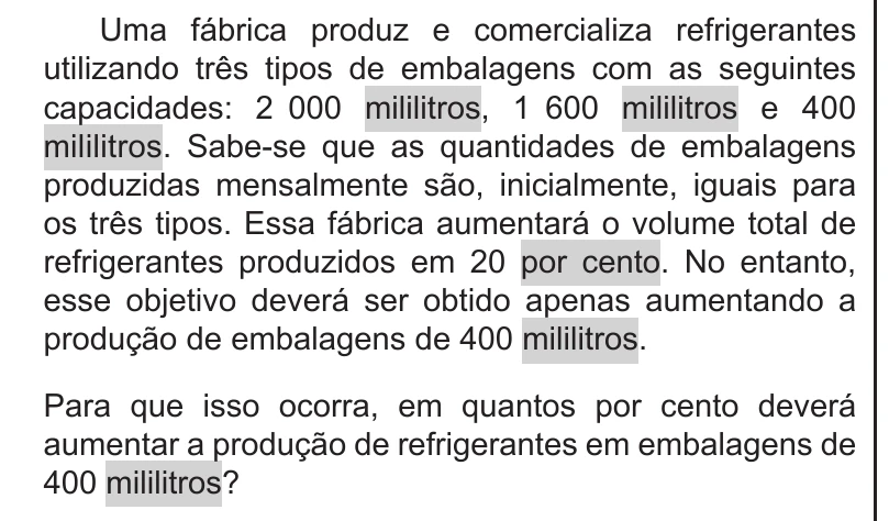 Enunciado original completo da questão 153 do ENEM 2020 - 2º Dia - Caderno 11 – Laranja (braile e ledor) – Aplicação Regular, página 19.