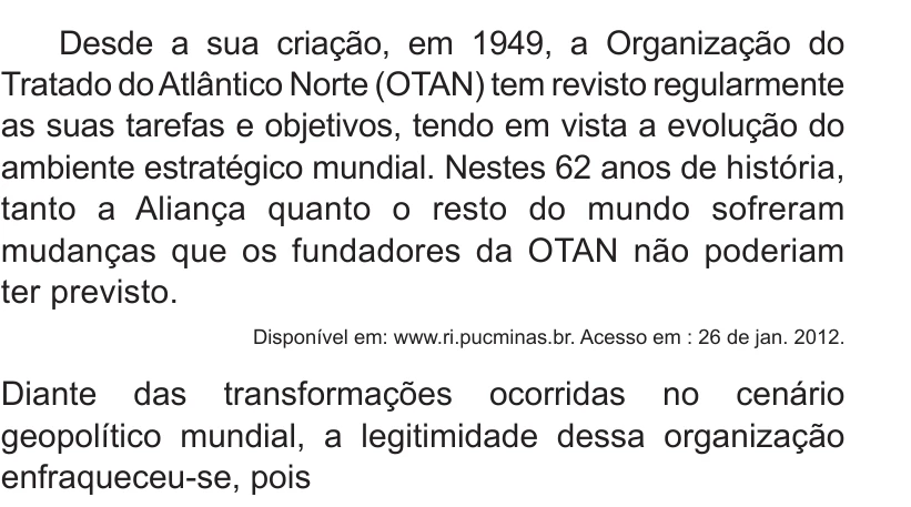 Enunciado original completo da questão 4 do ENEM 2014 - 1º Dia – Caderno 3 – Branco – Terceira aplicação, página 2.