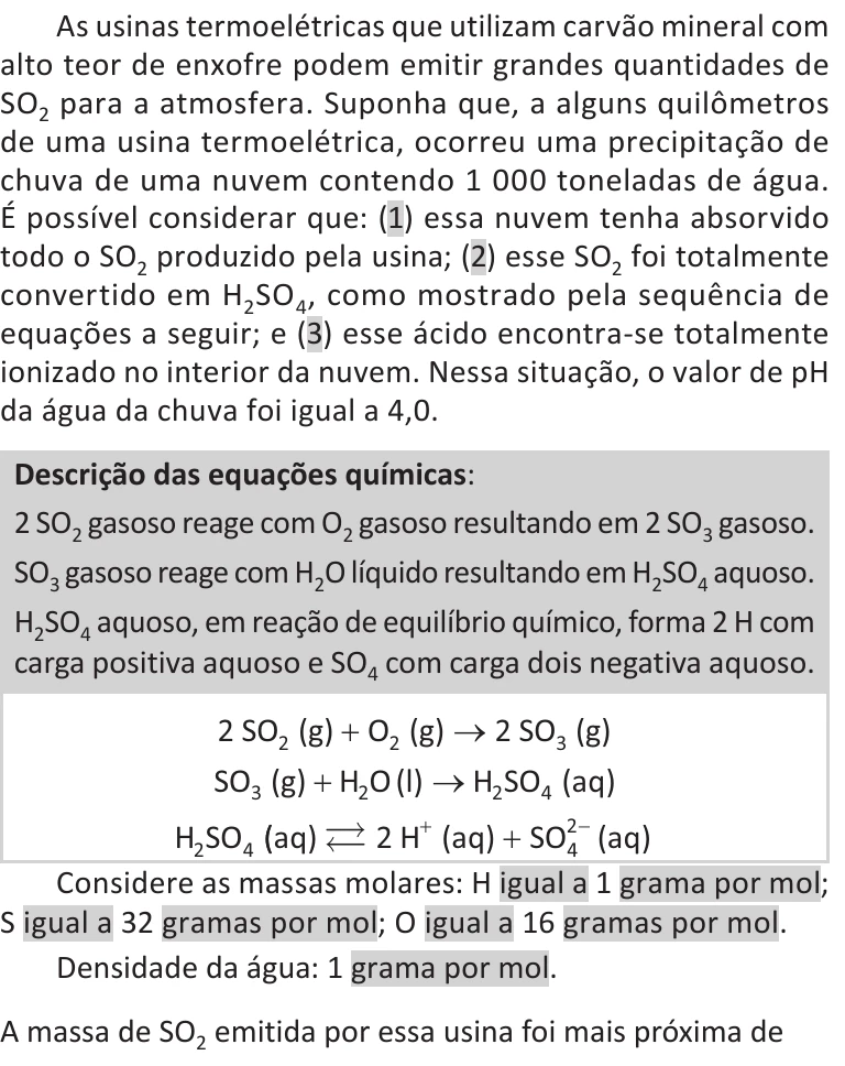 Enunciado original completo da questão 114 do ENEM 2025 - 2º Dia – Caderno 11 – Laranja (Braile e ledor) – Reaplicação - (Ledor), página 8.