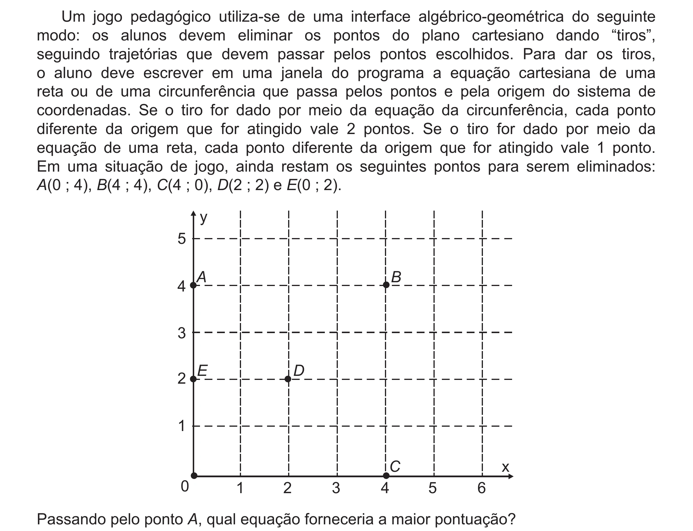 Enunciado original completo da questão 166 do ENEM 2018 - 2º Dia - Caderno 5 – Amarelo (Ampliada) – Aplicação regular, página 51.