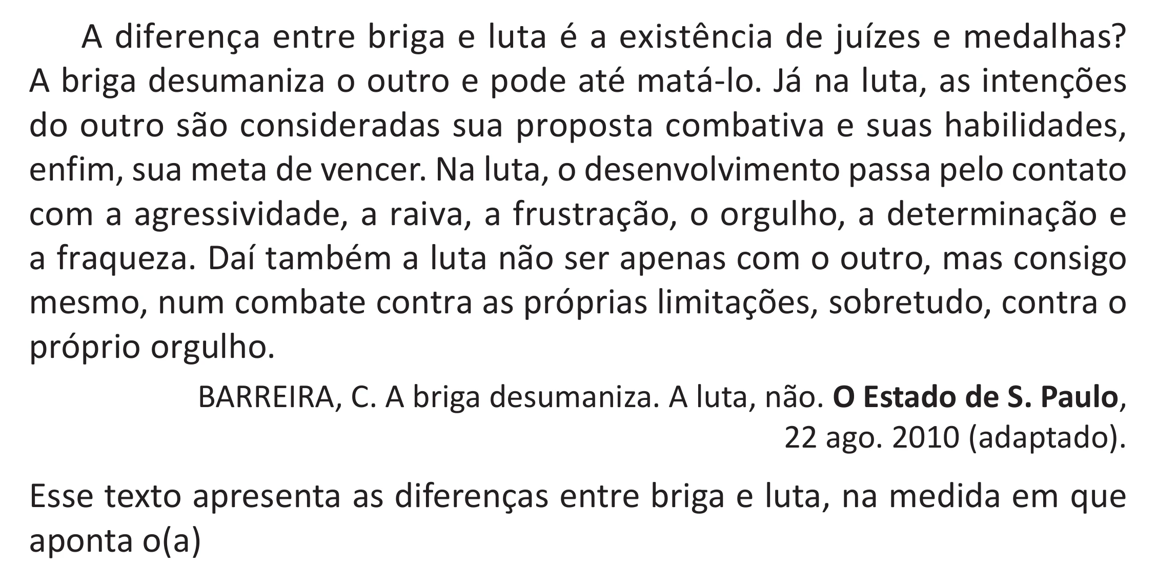 Enunciado original completo da questão 27 do ENEM 2025 - 1º Dia – Caderno 9 – Laranja (Braile e ledor) – Aplicação Regular - (Superampliada), página 33.