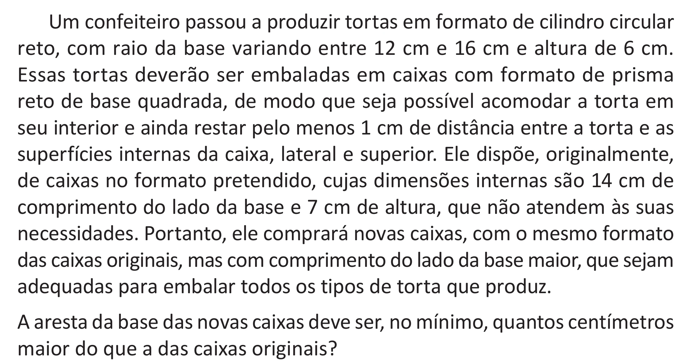 Enunciado original completo da questão 168 do ENEM 2025 - 2º Dia – Caderno 11 – Laranja (Braile e ledor) – Aplicação Regular - (Superampliada), página 82.