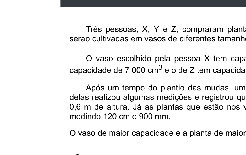 Enunciado original completo da questão 176 do ENEM 2020 - 2º Dia - Caderno 7 – Azul – Aplicação digital, página 91.