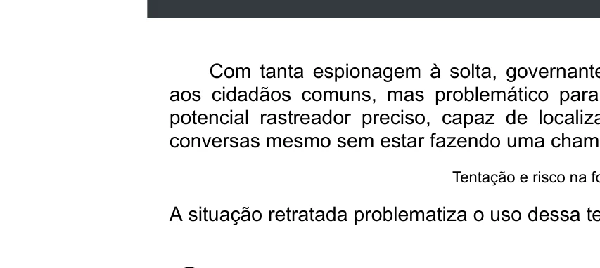 Enunciado original completo da questão 86 do ENEM 2020 - 1º Dia - Caderno 4 – Rosa – Espanhol – Aplicação digital, página 94.