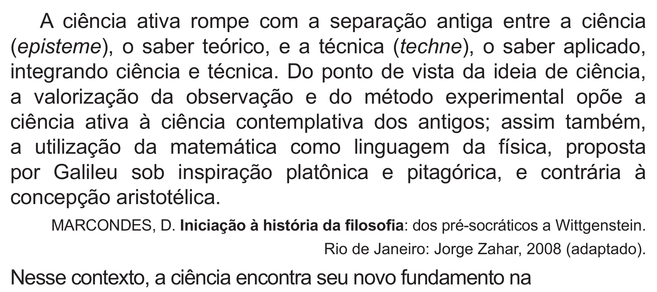 Enunciado original completo da questão 56 do ENEM 2019 - 1º Dia – Caderno 1 – Azul (Superampliada) – Reaplicação/PPL, página 59.