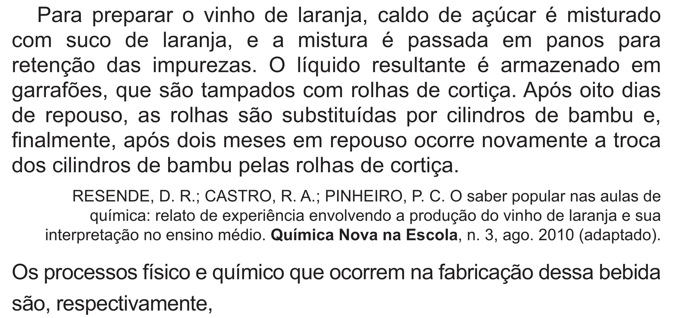 Enunciado original completo da questão 127 do ENEM 2021 - 2º Dia – Caderno 5 – Amarelo (Superampliada) – Reaplicação/PPL/Segunda Oportunidade, página 31.