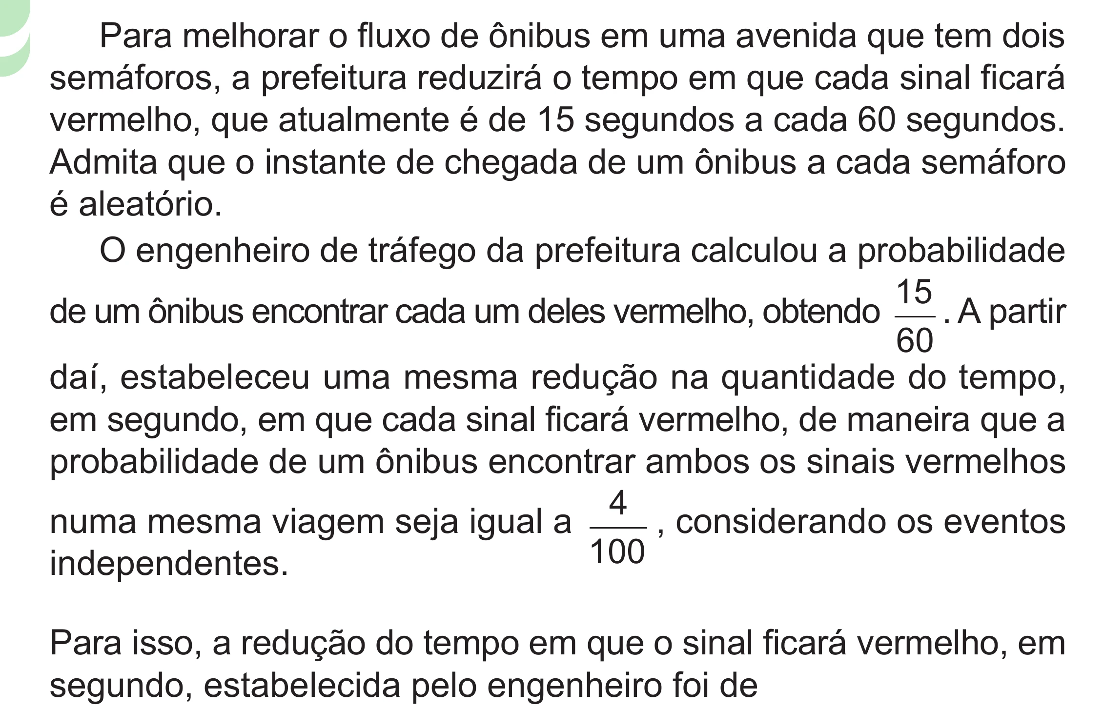 Enunciado original completo da questão 174 do ENEM 2024 - 2º Dia – Caderno 8 – Verde – Aplicação Regular - (Superampliada), página 88.