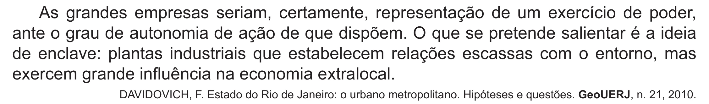 Enunciado original completo da questão 65 do ENEM 2021 - 1º Dia – Caderno 10 – Verde (Libras – Ampliada) – Aplicação Regular, página 52.