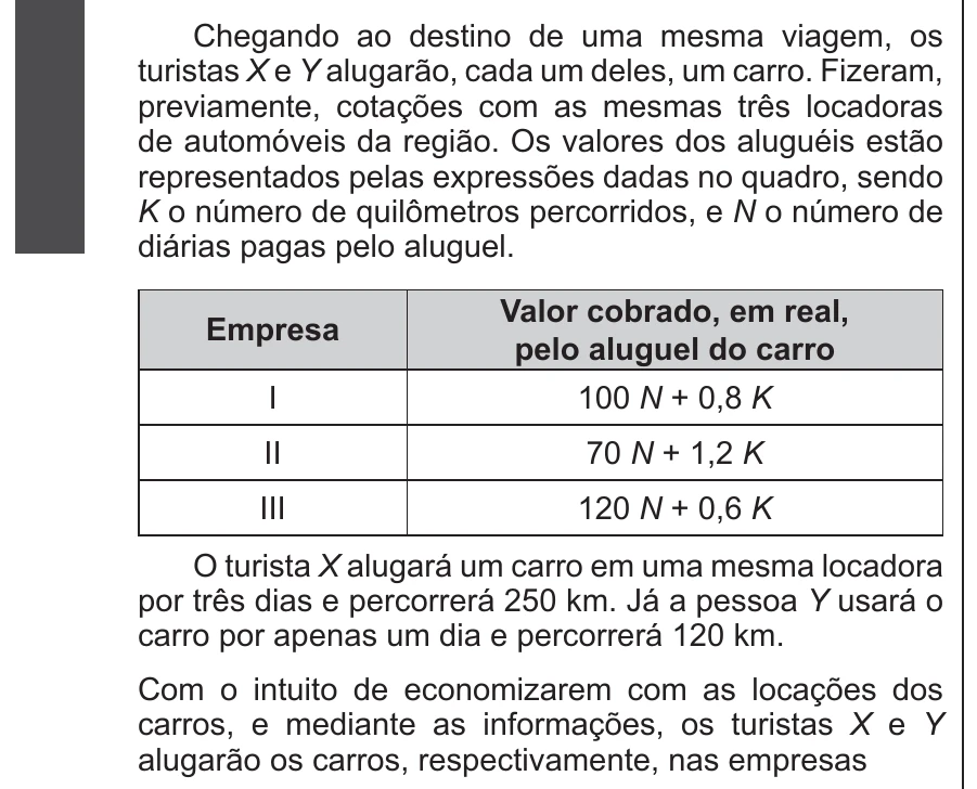 Enunciado original completo da questão 145 do ENEM 2017 - 2º Dia - Caderno 5 - Amarelo – Reaplicação/PPL, página 20.