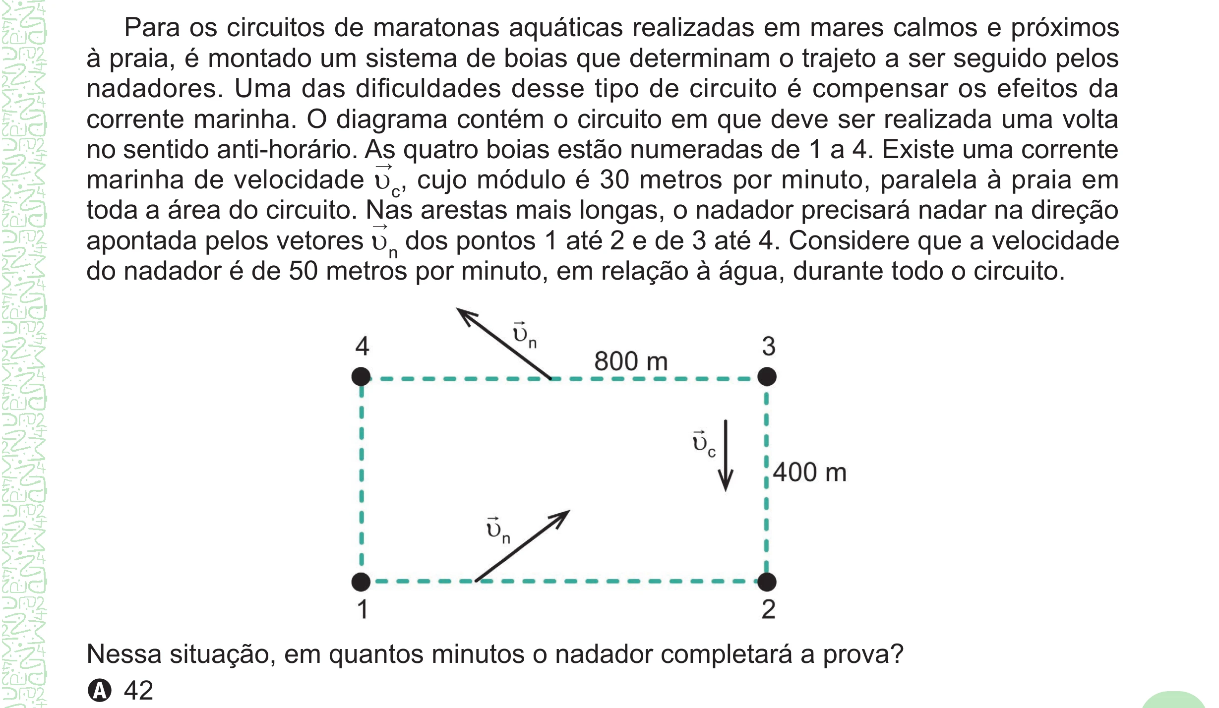 Enunciado original completo da questão 120 do ENEM 2024 - 2º Dia – Caderno 8 – Verde – Aplicação Regular - (Ampliada), página 19.