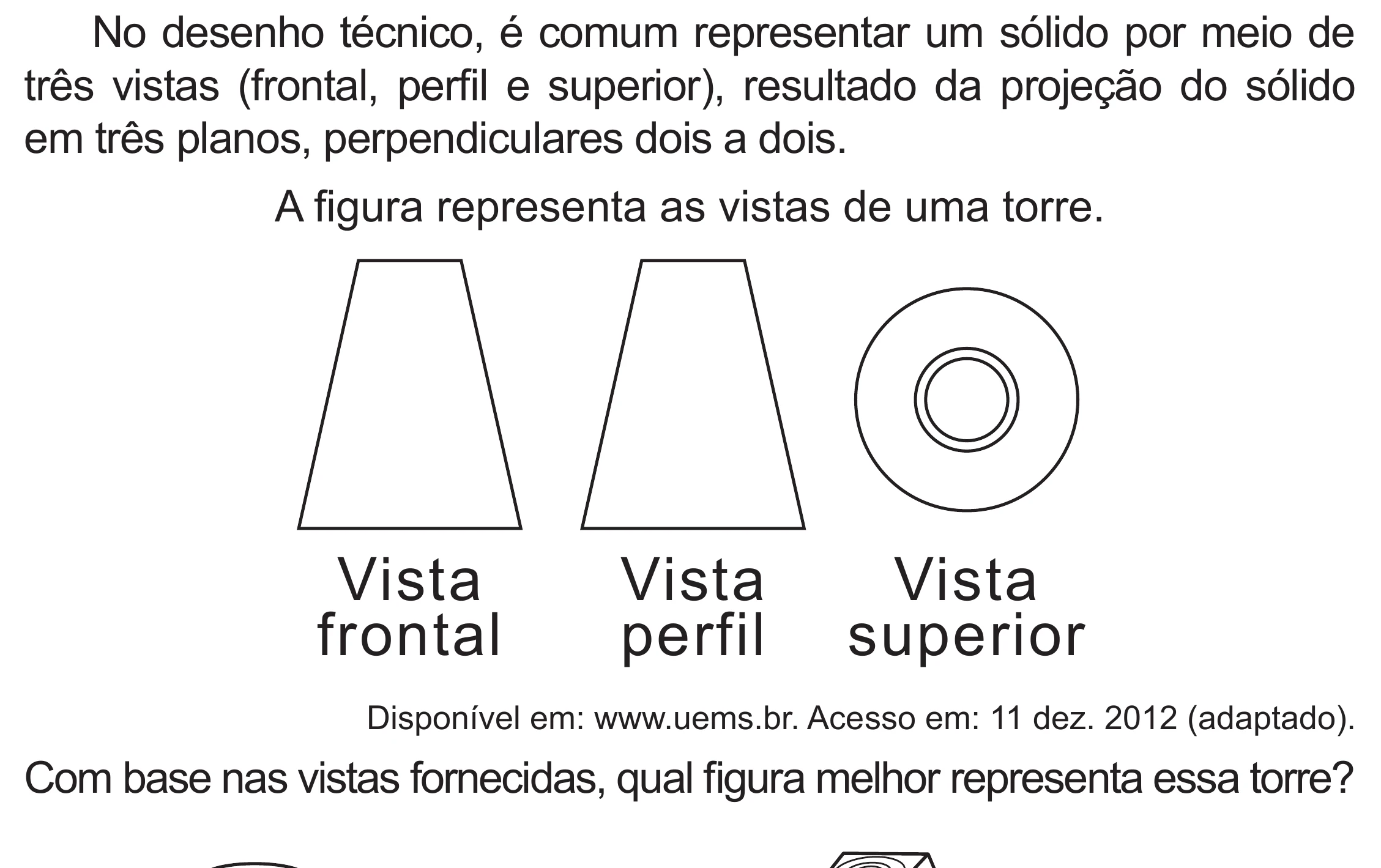 Enunciado original completo da questão 157 do ENEM 2020 - 2º Dia – Caderno 8 – Rosa (Superampliada) – Reaplicação/PPL, página 55.