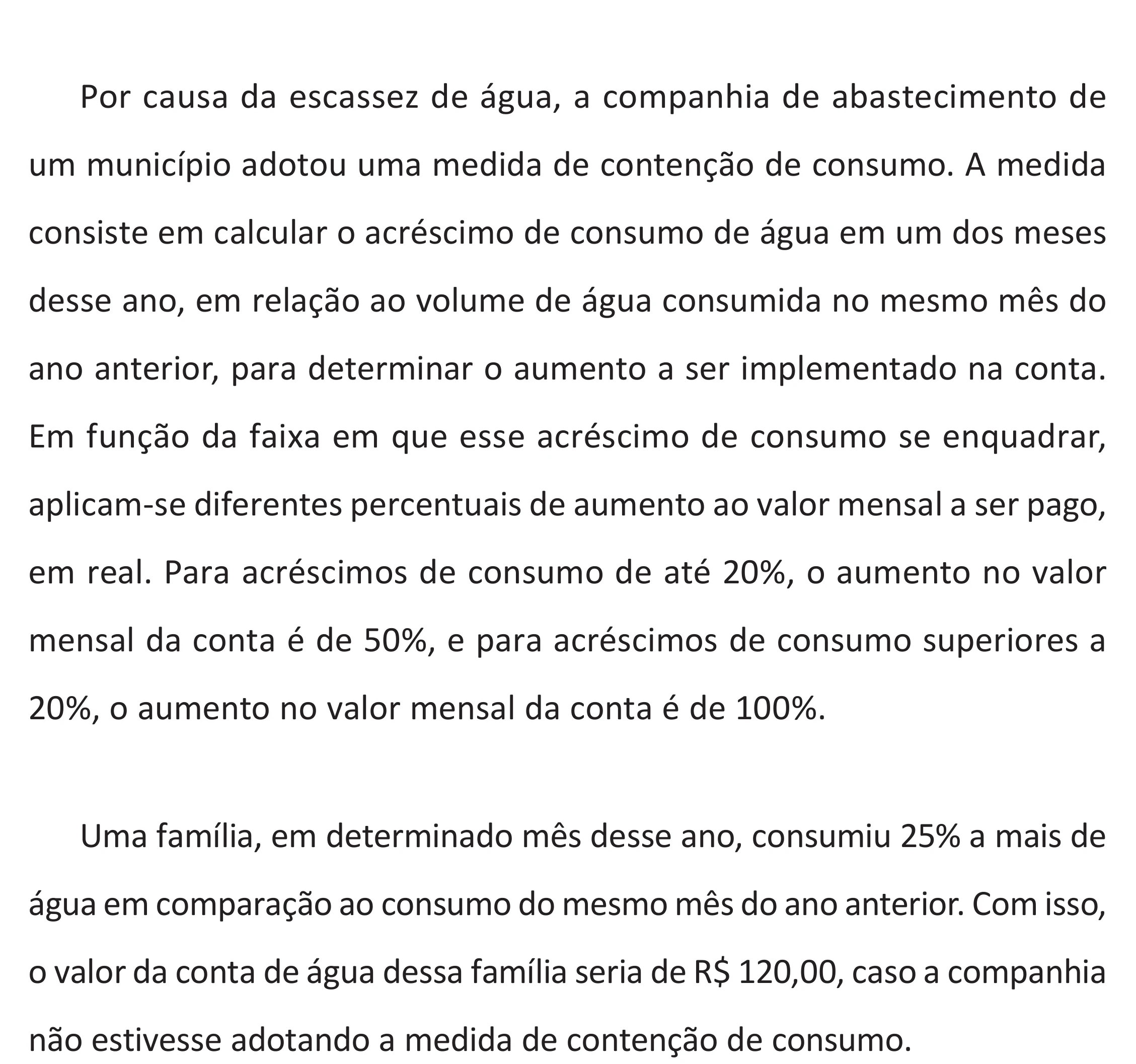 Enunciado original completo da questão 138 do ENEM 2025 - 2º Dia – Caderno 11 – Laranja (Braile e ledor) – Reaplicação - (Superampliada), página 50.