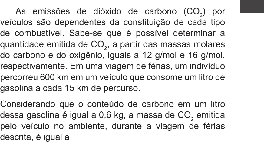 Enunciado original completo da questão 52 do ENEM 2016 - 1º Dia - Caderno 11 - Branco – Reaplicação/PPL, página 19.