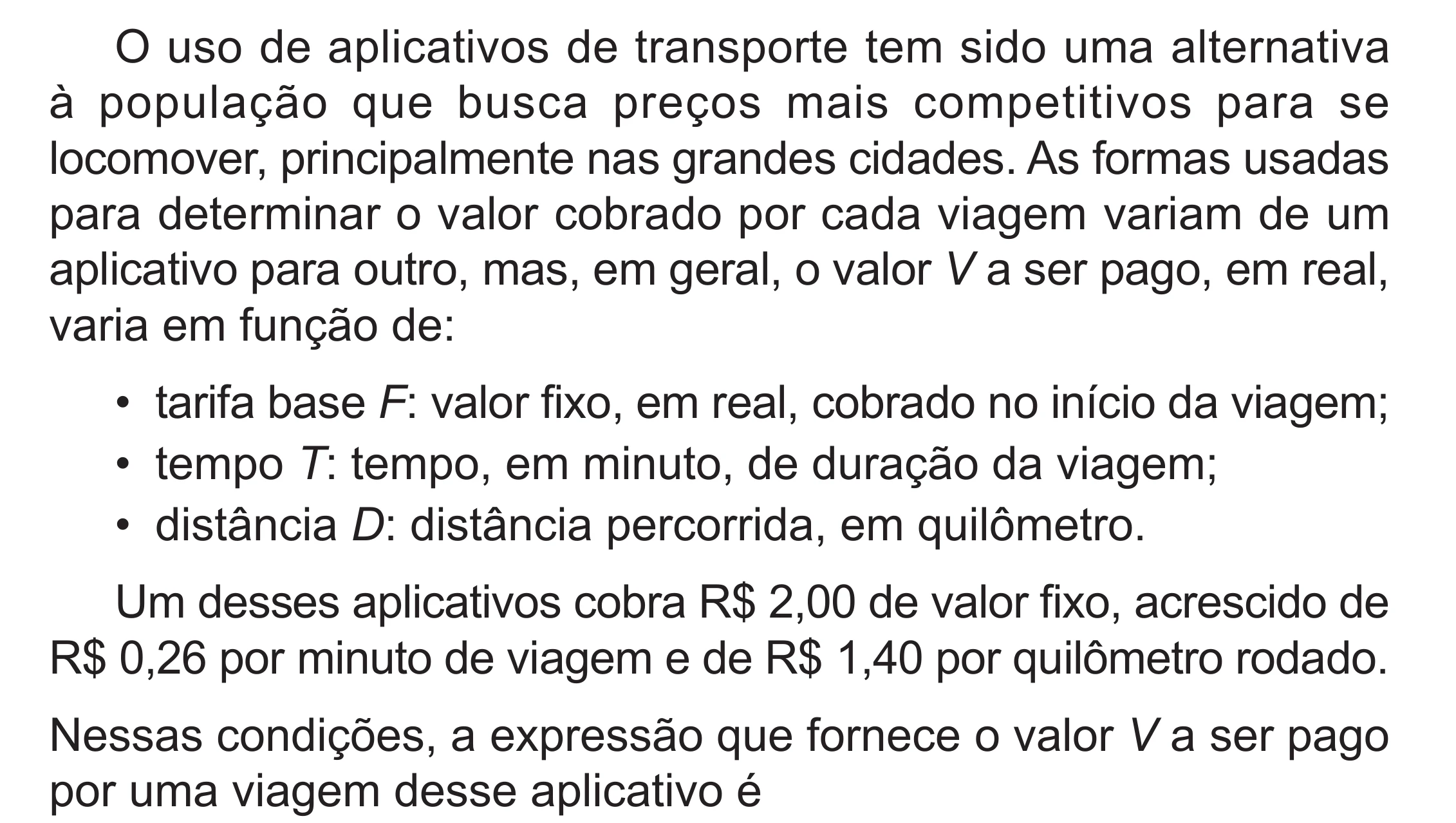 Enunciado original completo da questão 138 do ENEM 2024 - 2º Dia – Caderno 8 – Verde – Aplicação Regular - (Superampliada), página 53.