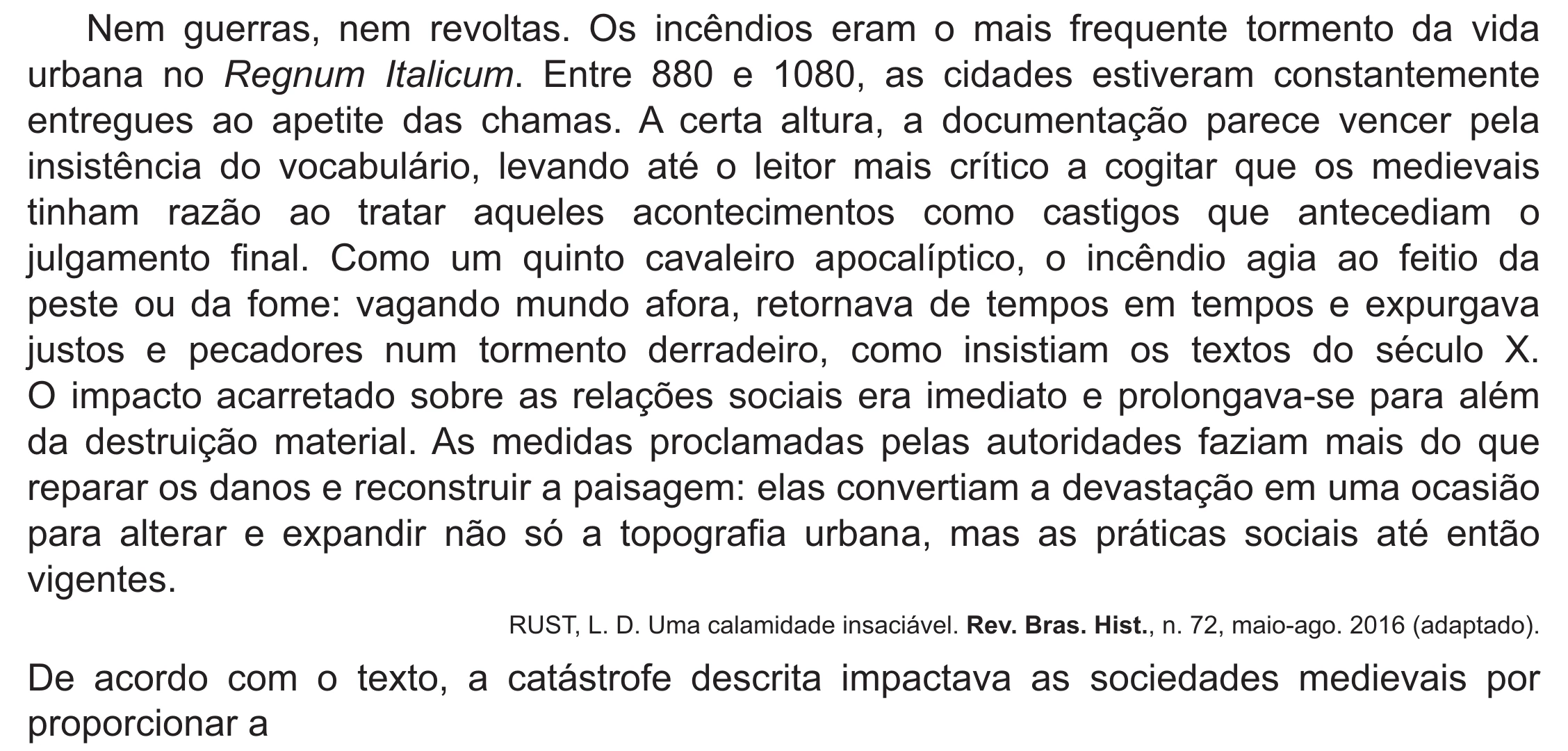 Enunciado original completo da questão 58 do ENEM 2021 - 1º Dia – Caderno 2 – Amarelo (Ampliada) – Aplicação Regular, página 48.