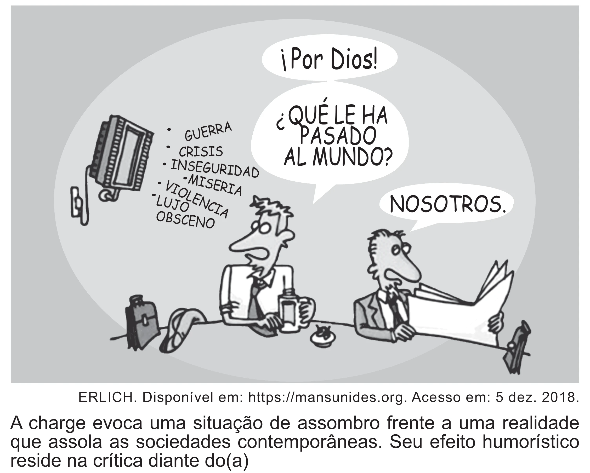 Enunciado original completo da questão 3 (espanhol) do ENEM 2021 - 1º Dia – Caderno 10 – Verde (Libras – Superampliada) – Aplicação Regular, página 9.