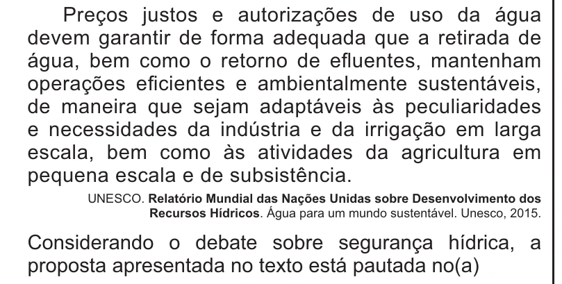 Enunciado original completo da questão 72 do ENEM 2021 - 1º Dia – Caderno 3 – Branco – Aplicação Regular, página 27.