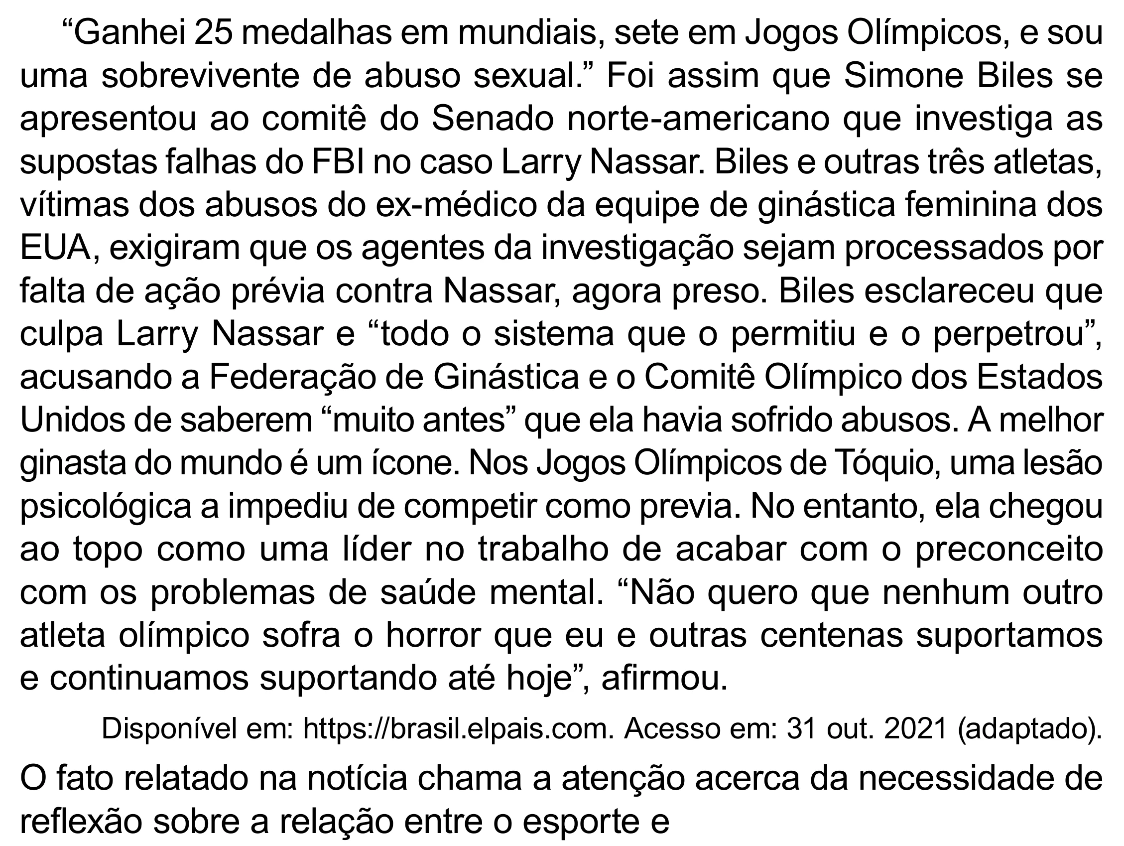 Enunciado original completo da questão 11 do ENEM 2023 - 1º Dia – Caderno 10 – Verde (Libras) – Aplicação Regular - (Superampliada), página 21.