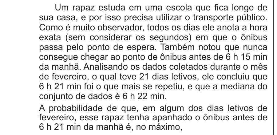 Enunciado original completo da questão 140 do ENEM 2018 - 2º Dia - Caderno 5 - Amarelo – Aplicação regular, página 17.