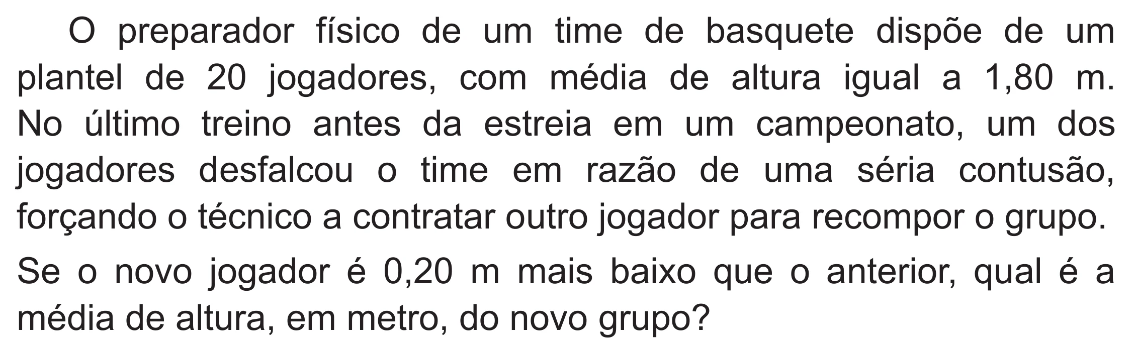 Enunciado original completo da questão 155 do ENEM 2019 - 2º Dia – Caderno 6 – Cinza (Superampliada) – Aplicação Regular, página 56.