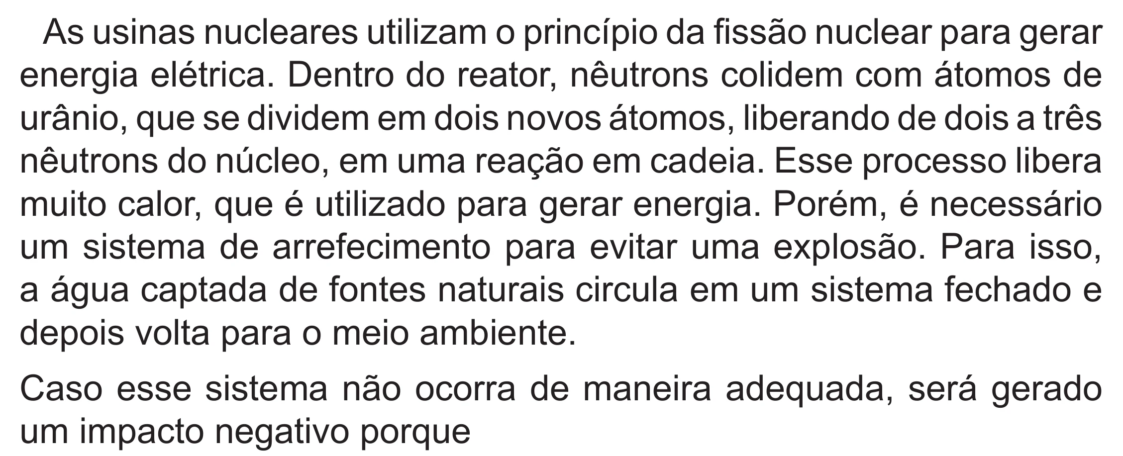 Enunciado original completo da questão 100 do ENEM 2022 - 2º Dia – Caderno 6 – Cinza (Superampliada) – Reaplicação/PPL, página 10.