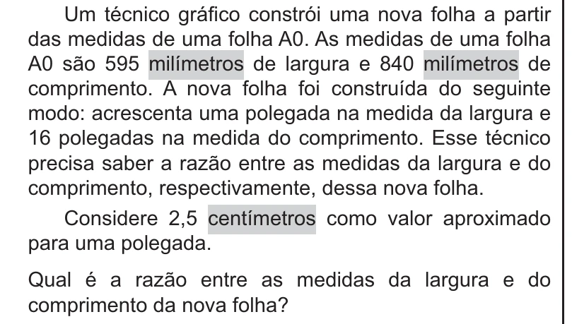Enunciado original completo da questão 146 do ENEM 2021 - 2º Dia – Caderno 11 – Laranja (braile e ledor) – Reaplicação/PPL/Segunda Oportunidade, página 19.