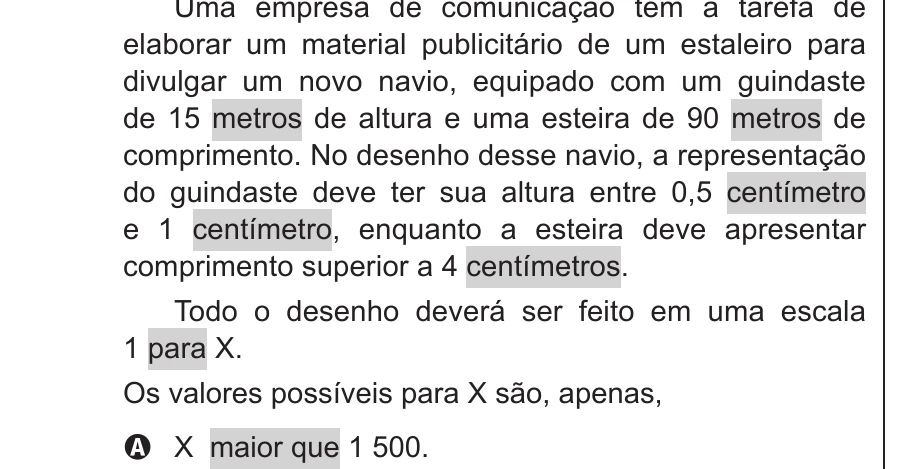 Enunciado original completo da questão 144 do ENEM 2018 - 2º Dia - Caderno 11 – Laranja (Braile e ledor) – Aplicação regular, página 18.