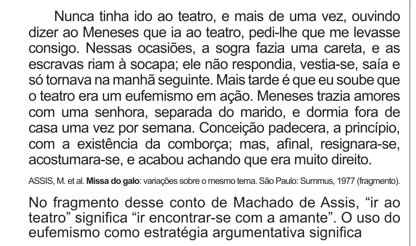 Enunciado original completo da questão 96 do ENEM 2014 - 2º Dia – Caderno 6 – Cinza – Terceira aplicação, página 7.
