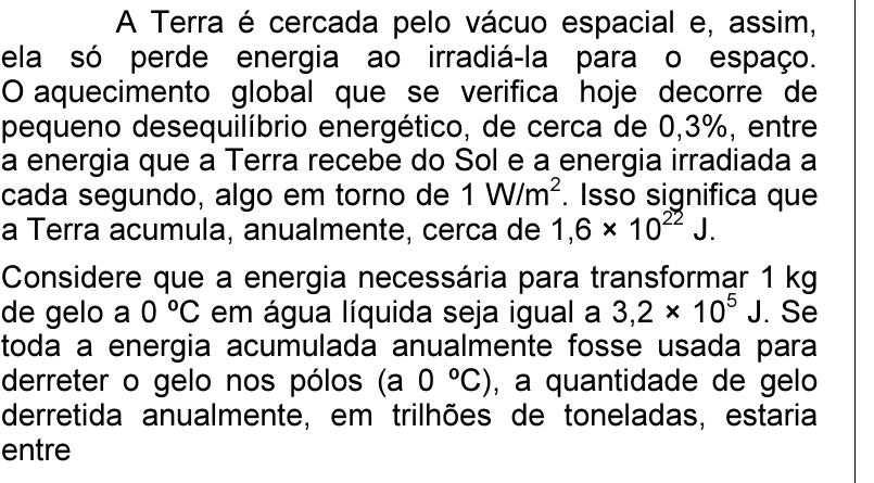 Enunciado original completo da questão 31 do ENEM 2006 - Caderno Amarelo, página 11.