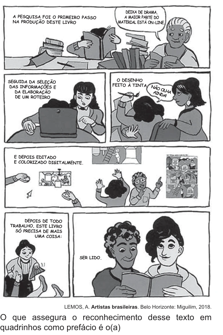 Enunciado original completo da questão 15 do ENEM 2021 - 1º Dia – Caderno 2 – Amarelo – Aplicação Regular, página 8.