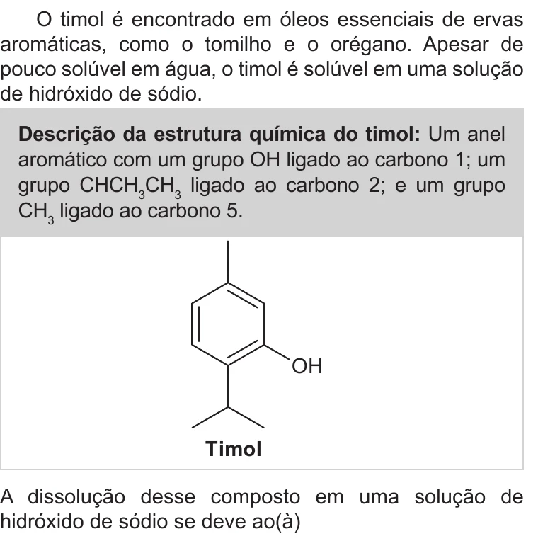 Enunciado original completo da questão 126 do ENEM 2022 - 2º Dia – Caderno 11 – Laranja (braile e ledor) – Reaplicação/PPL, página 15.