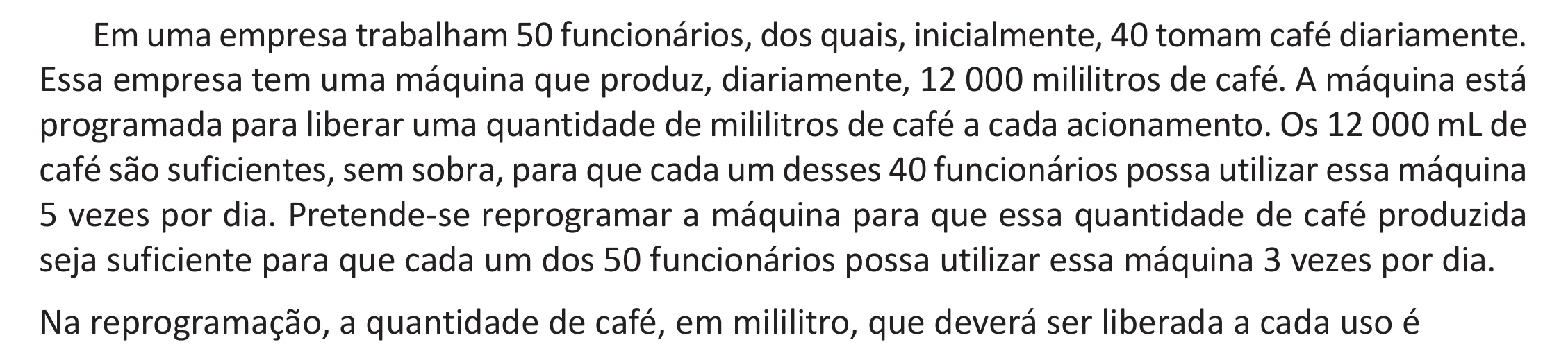 Enunciado original completo da questão 152 do ENEM 2025 - 2º Dia – Caderno 11 – Laranja (Braile e ledor) – Aplicação Regular - (Ampliada) - Belém, Ananindeua e Marituba, página 43.