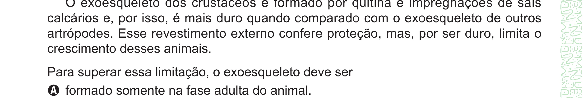 Enunciado original completo da questão 92 do ENEM 2024 - 2º Dia – Caderno 8 – Verde – Aplicação Regular - (Ampliada), página 2.