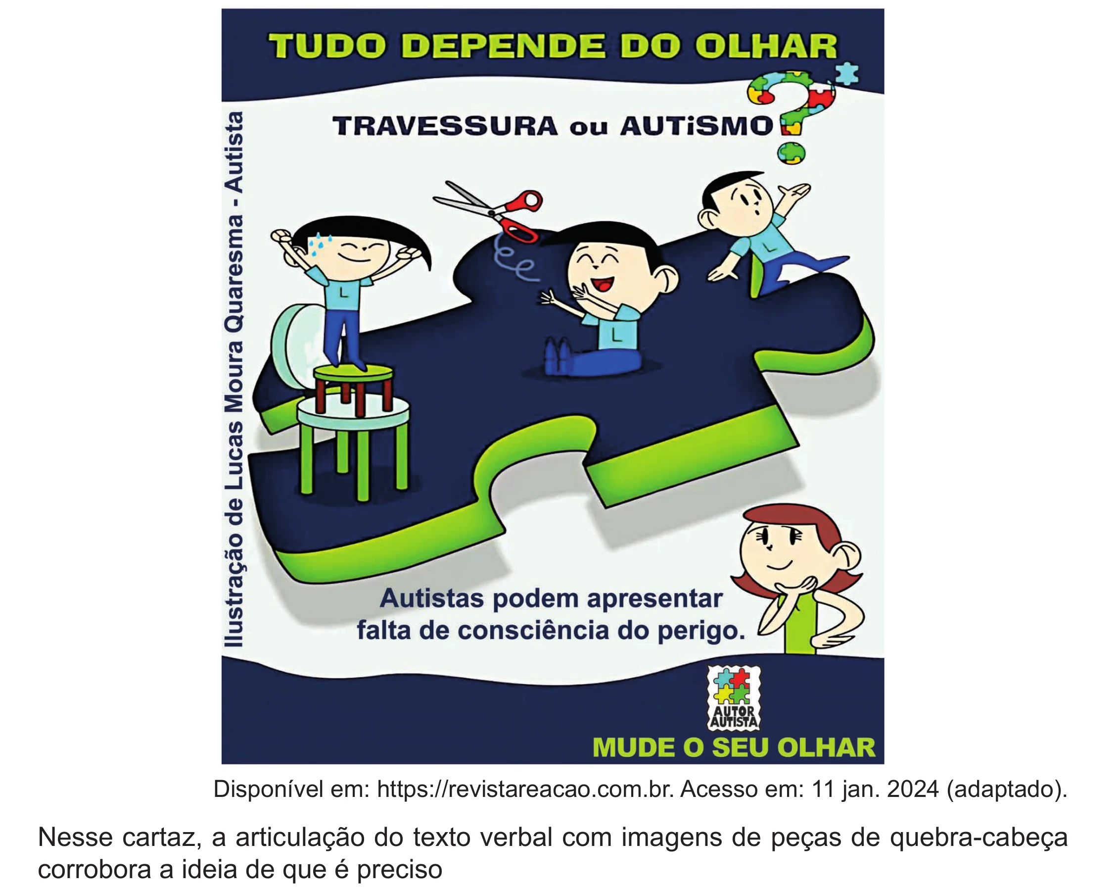 Enunciado original completo da questão 32 do ENEM 2024 - 1º Dia – Caderno 4 – Verde (Ampliada) – Reaplicação/PPL, página 27.