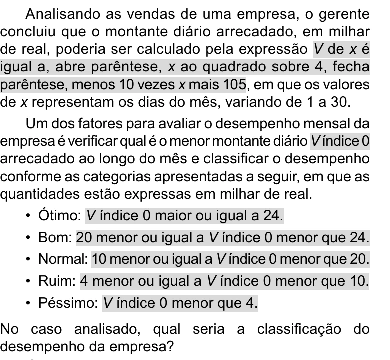 Enunciado original completo da questão 158 do ENEM 2023 - 2º Dia – Caderno 11 – Laranja (braile e ledor) – Aplicação Regular, página 25.